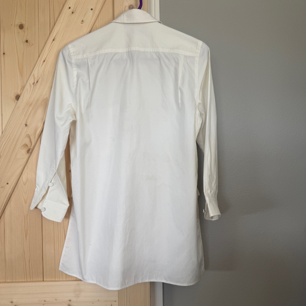 Gucci Women's White Button Down Shirt - Picture 2 of 16